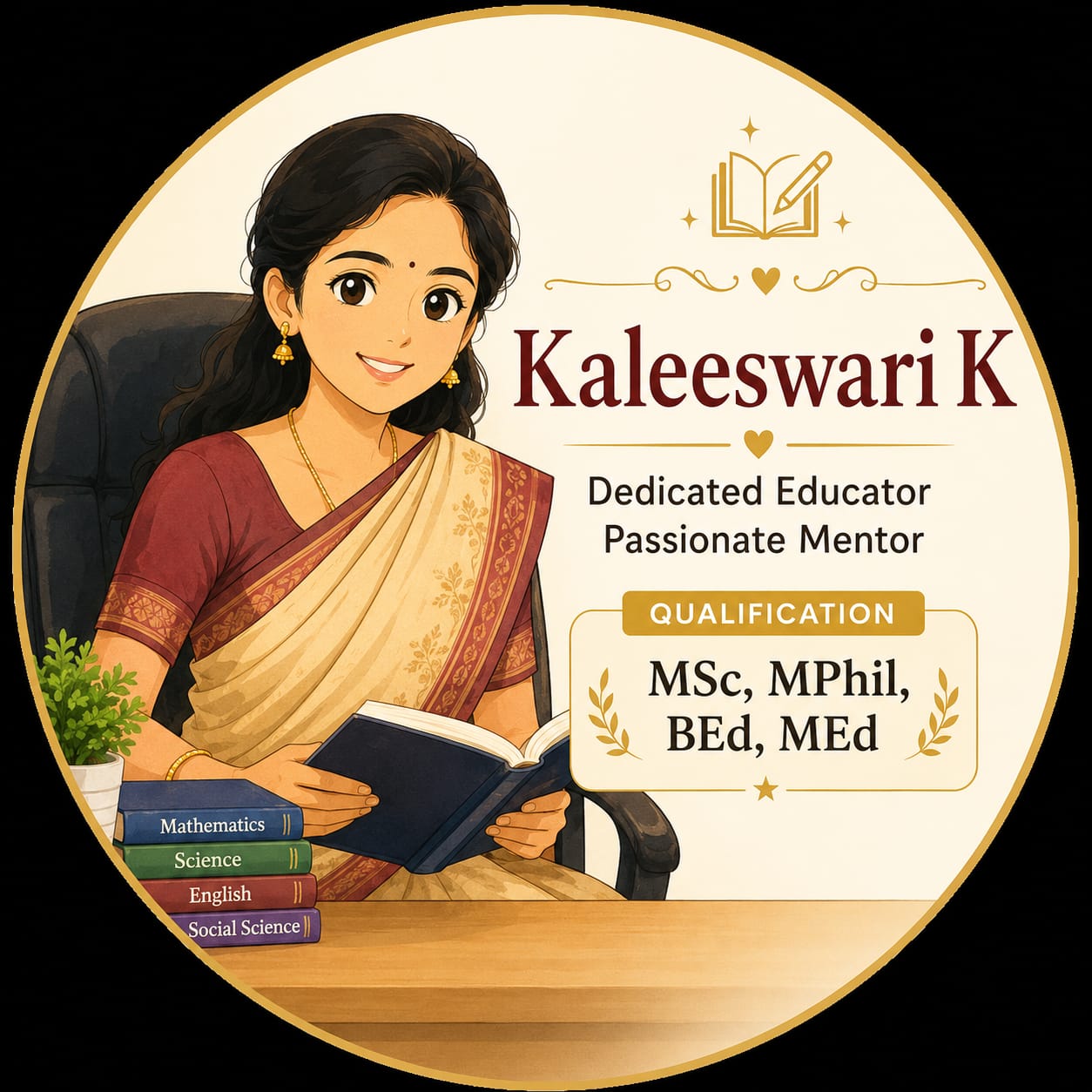 K. Kaleeswari - Founder & Teacher